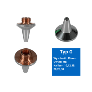 Dysza podwójna chromowana Raytools Typ G do głowicy 3D